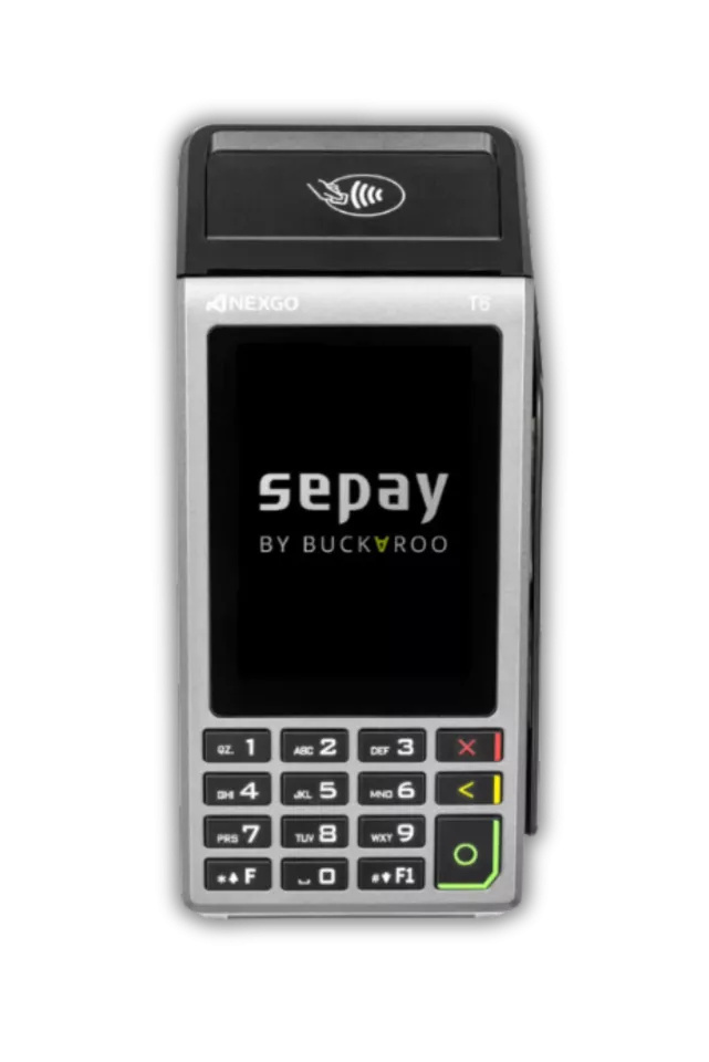 Terminal de paiement Buckaroo T6