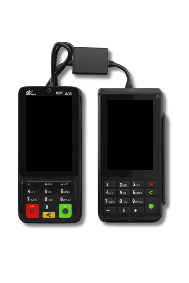 Terminal de paiement DUO Base PAX A80-A35