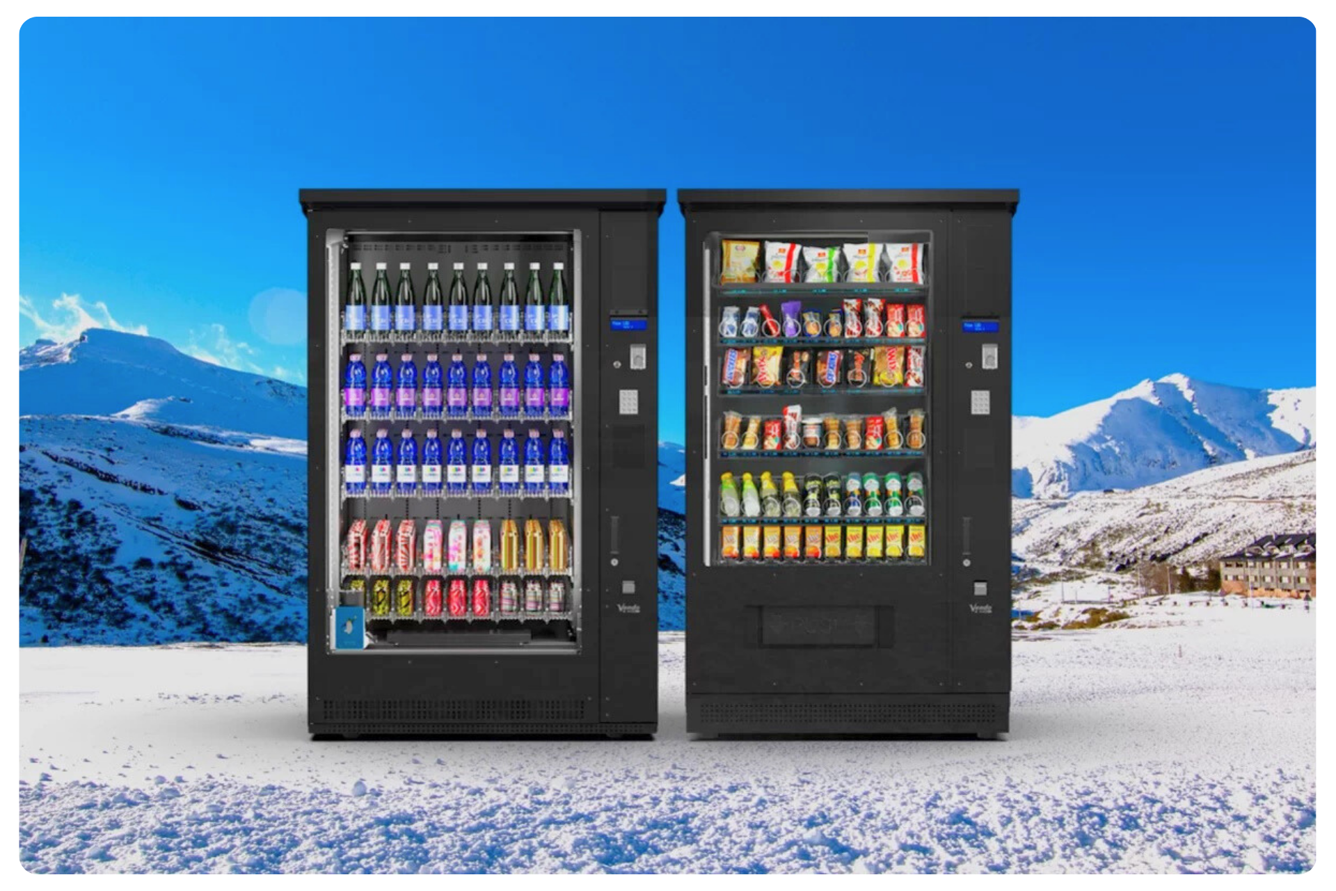 Distributeur automatique snacks et boissons wallonie vendo