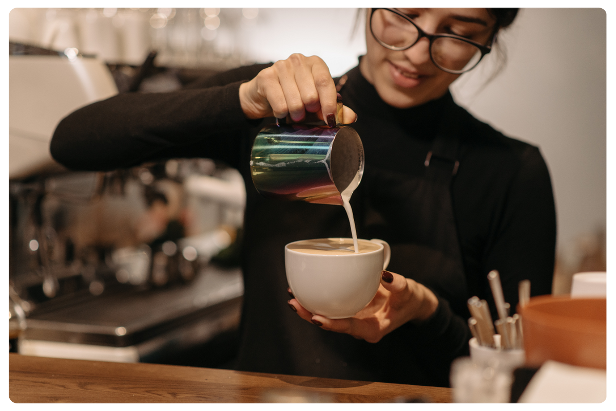 café noisette distributeur calories