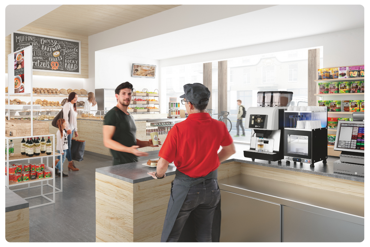 distributeur café noisette necta 