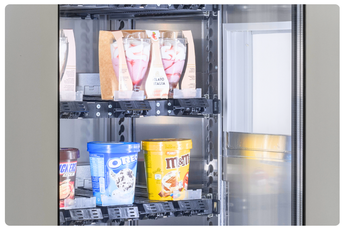 distributeur automatique de pizzas et produits surgelés