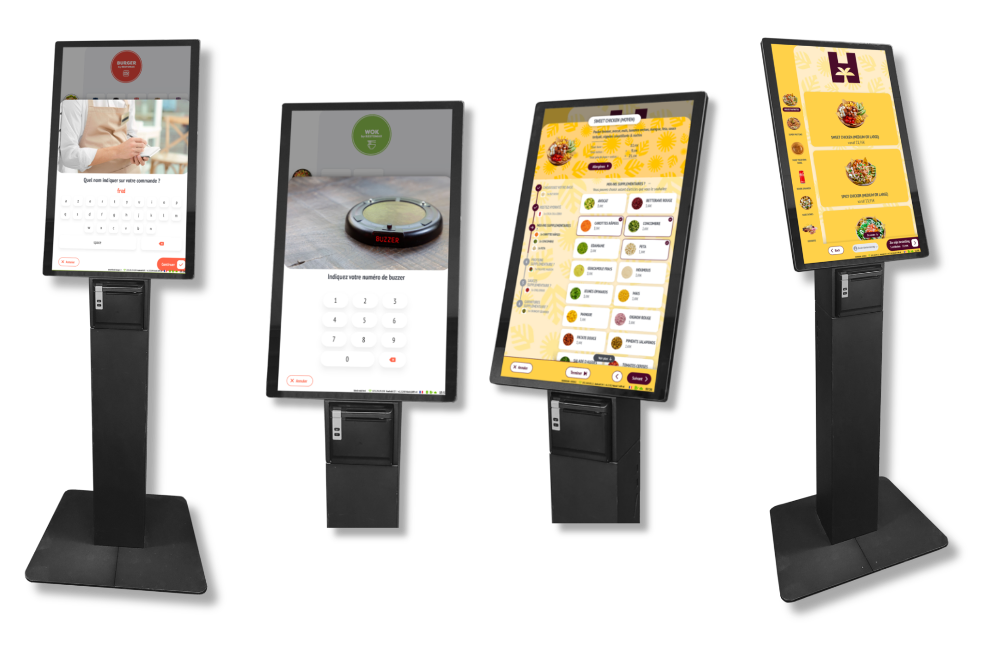 bornes commandes Hk Solutions restaurant horeca